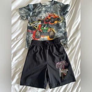 Monster jam toddler 4t outfit